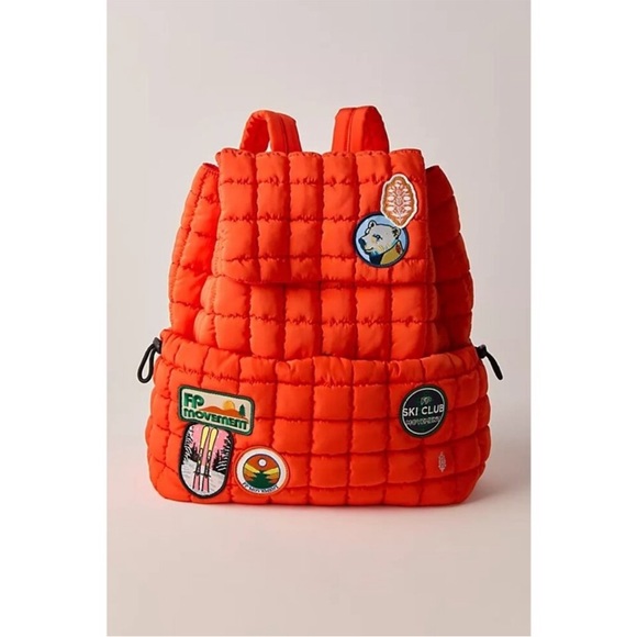 Free People Handbags - Free People FP Movement Patch Quilted Hiker Backpack